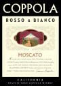 Francis Ford Coppola Rosso & Bianco Moscato 2012  Front Label