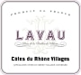 Lavau Cotes du Rhone Villages 2015  Front Label