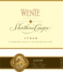 Wente Shorthorn Canyon Syrah 2006  Front Label