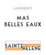 Mas Belles Eaux Languedoc Sainte Helene 2006  Front Label