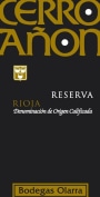 Bodegas Olarra Cerro Anon Reserva 2012  Front Label