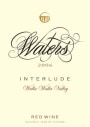 Waters Interlude Red 2006 Front Label