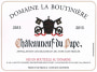 Domaine La Boutiniere Chateauneuf-du-Pape Blanc 2013 Front Label