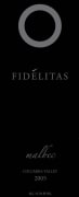 Fidelitas Malbec 2005 Front Label