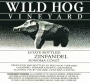 Wild Hog Sonoma Coast Zinfandel 2006  Front Label