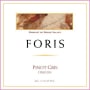 Foris Pinot Gris 2011  Front Label