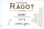 Domaine Ragot Givry Vieilles Vignes 2018  Front Label