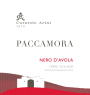 Curatolo Arini Paccamora Nero d'Avola 2015  Front Label