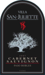 Villa San-Juliette Cabernet Sauvignon 2007  Front Label