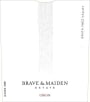 Brave & Maiden Union 2014  Front Label
