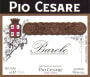 Pio Cesare Barolo (375ML half-bottle) 2020  Front Label