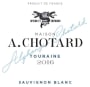 A. Chotard Sauvignon Blanc 2016 Front Label