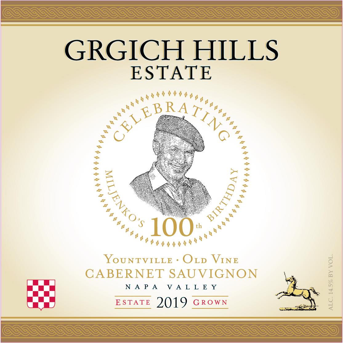Grgich Hills Estate Yountville Old Vine Cabernet Sauvignon 2019