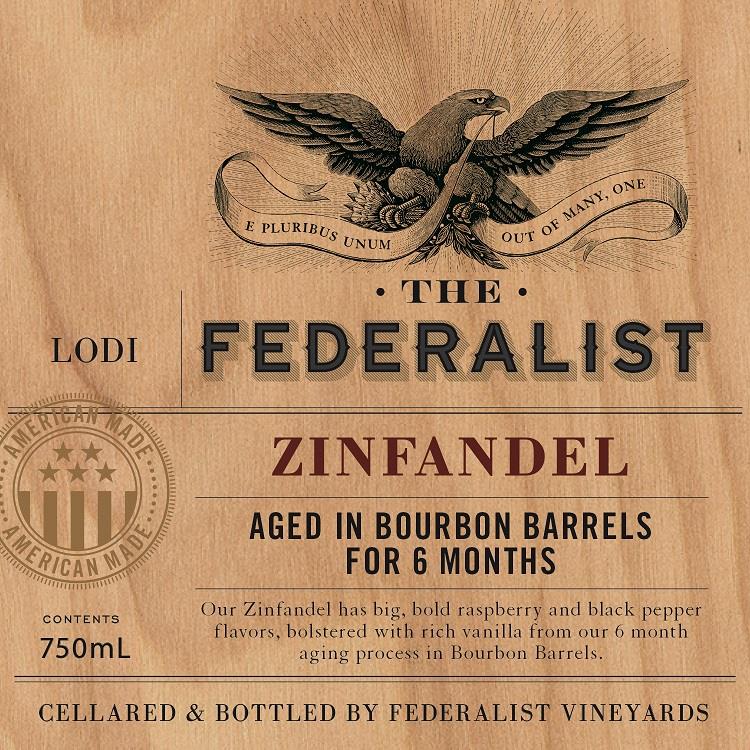 The Federalist Bourbon Barrel Aged Zinfandel 2021 | Wine.com