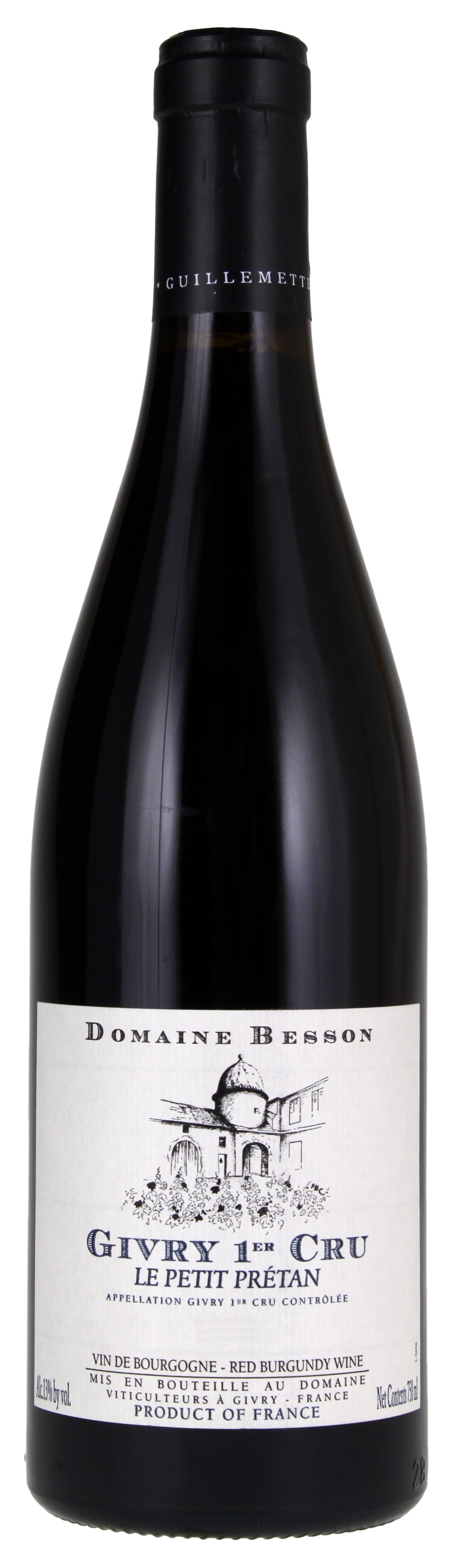 Domaine Besson Givry Le Petit Pretan Premier Cru 2022 | Wine.com