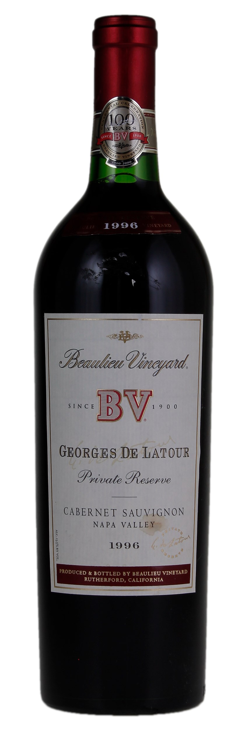 Beaulieu Vineyard Georges de Latour Private Reserve 1996 | Wine.com