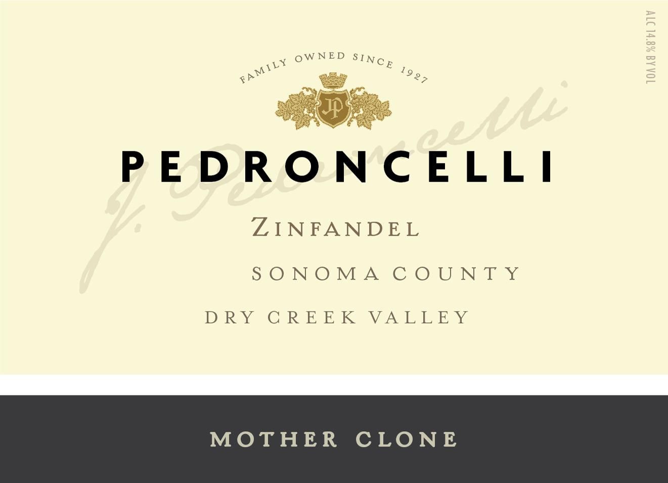Pedroncelli Mother Clone Zinfandel 2018 | Wine.com
