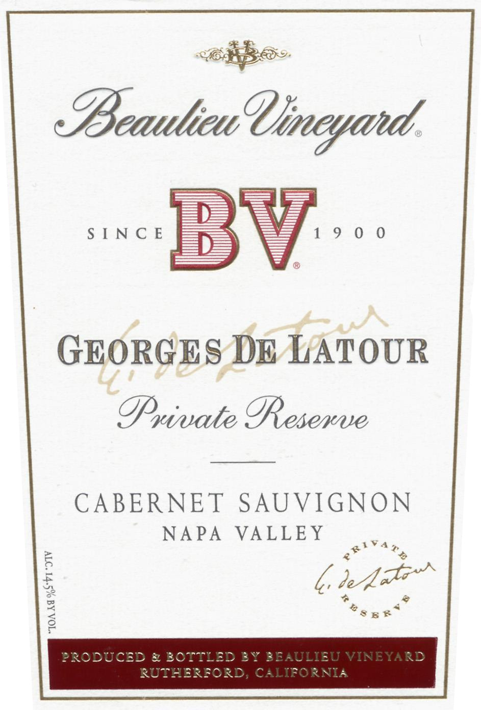 最高級97%ピューター ヨーロッパ製ヴィンテージ ぶどうのリーフトレイ 25cm Beaulieu Vineyard Georges de Latour Private Reserve 1997 | Wine.com