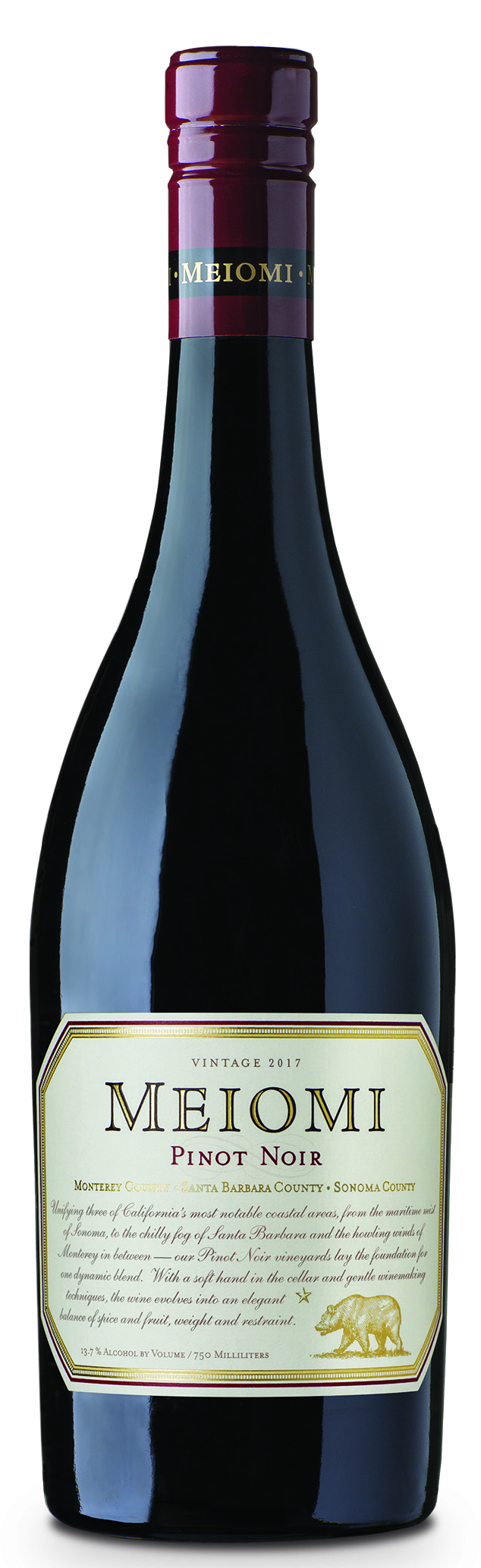 ミエイケノ　ピノ·ノワール　2017 Meiomi Pinot Noir 2017 | Wine.com