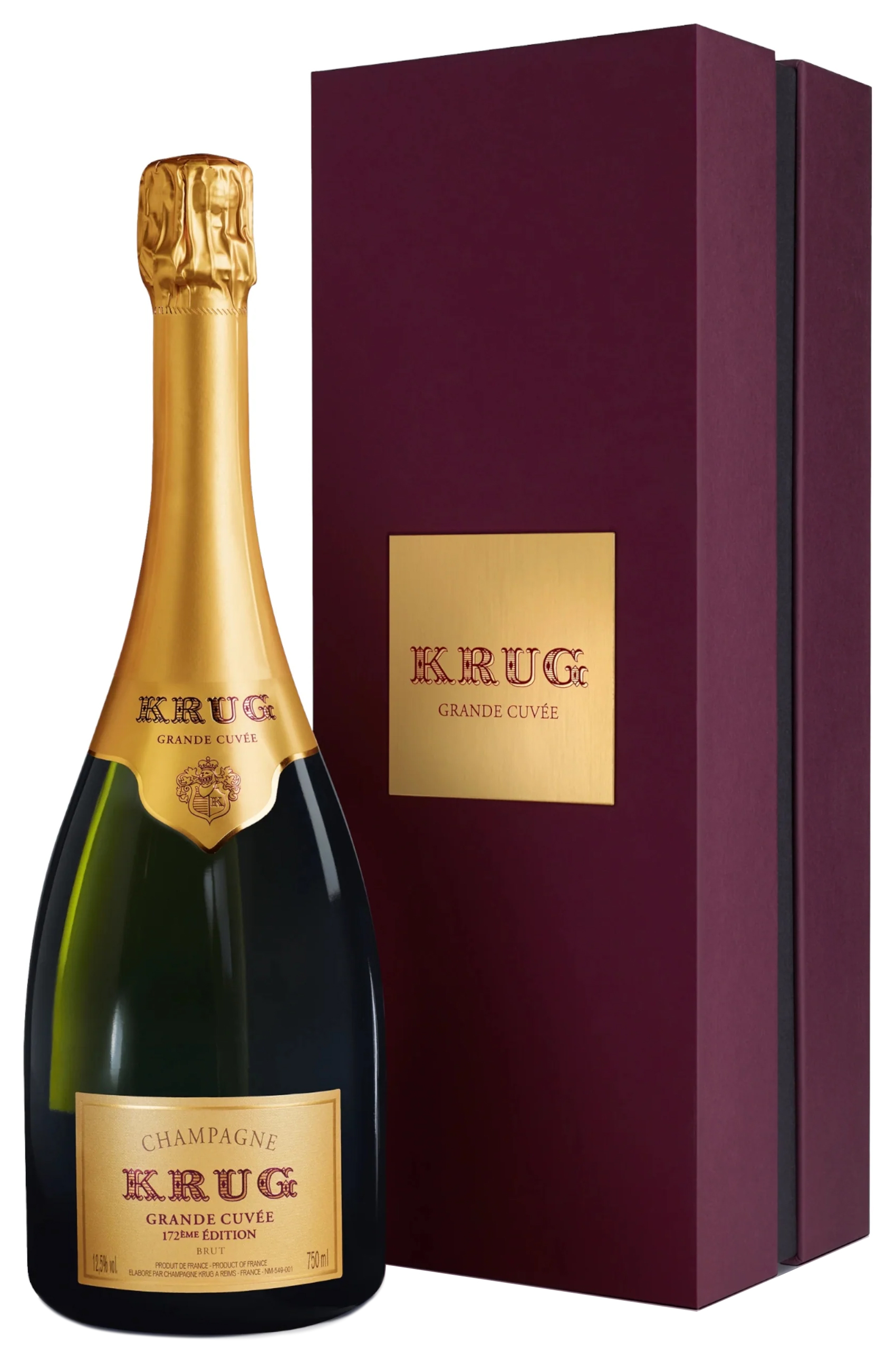 Krug Grande Cuvee Brut with Gift Box (172nd Edition) | Wine.com